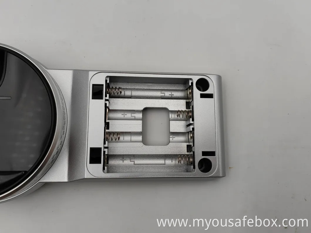 Electronic Lock for Fireproof Safe with Fingerprint Touch and External Power Supply